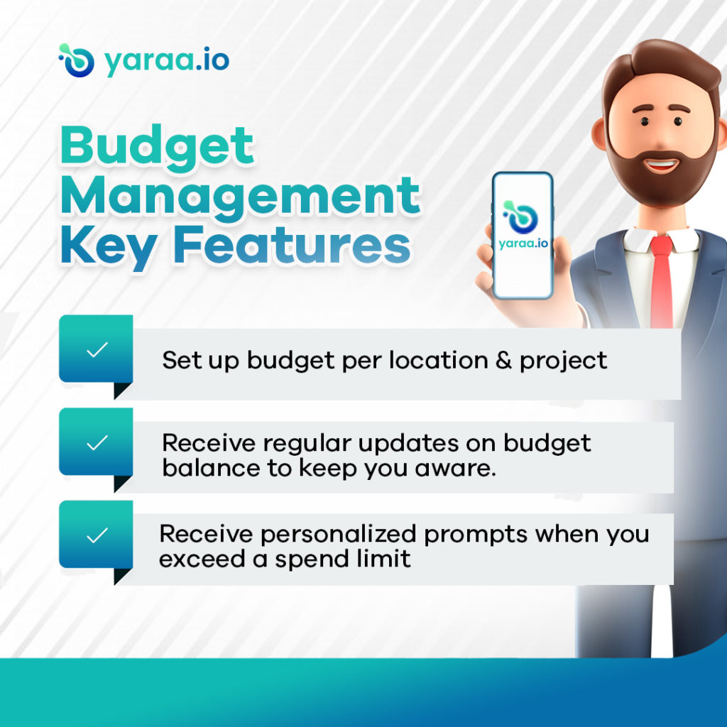 Budget management with yaraa